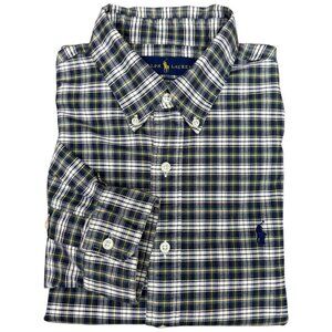 EUC Men's RALPH LAUREN Stretch Oxford Button Down Shirt‎ | Size L
